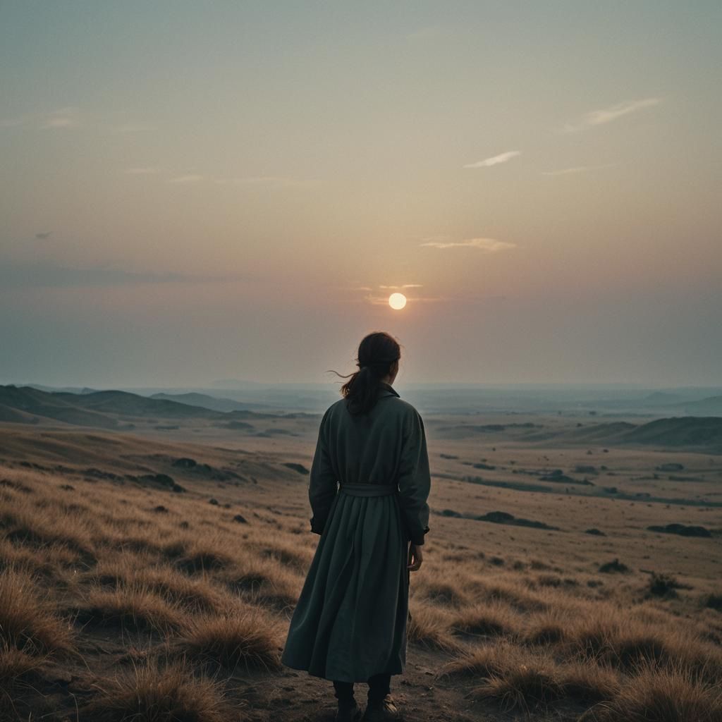 Cinematic Film Still: Silence and Dawn