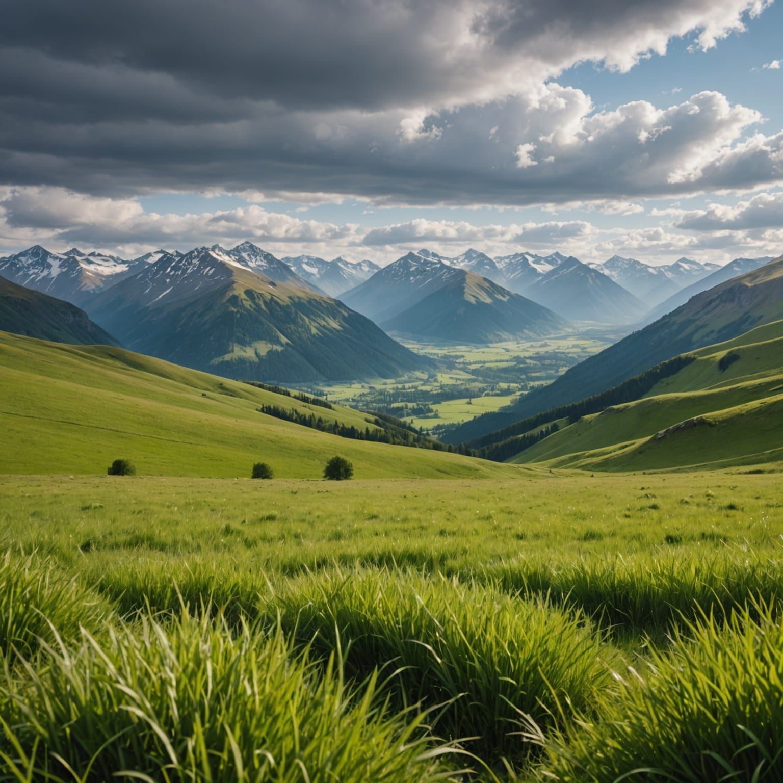 Green Highlands Landscape Photography with Bokeh