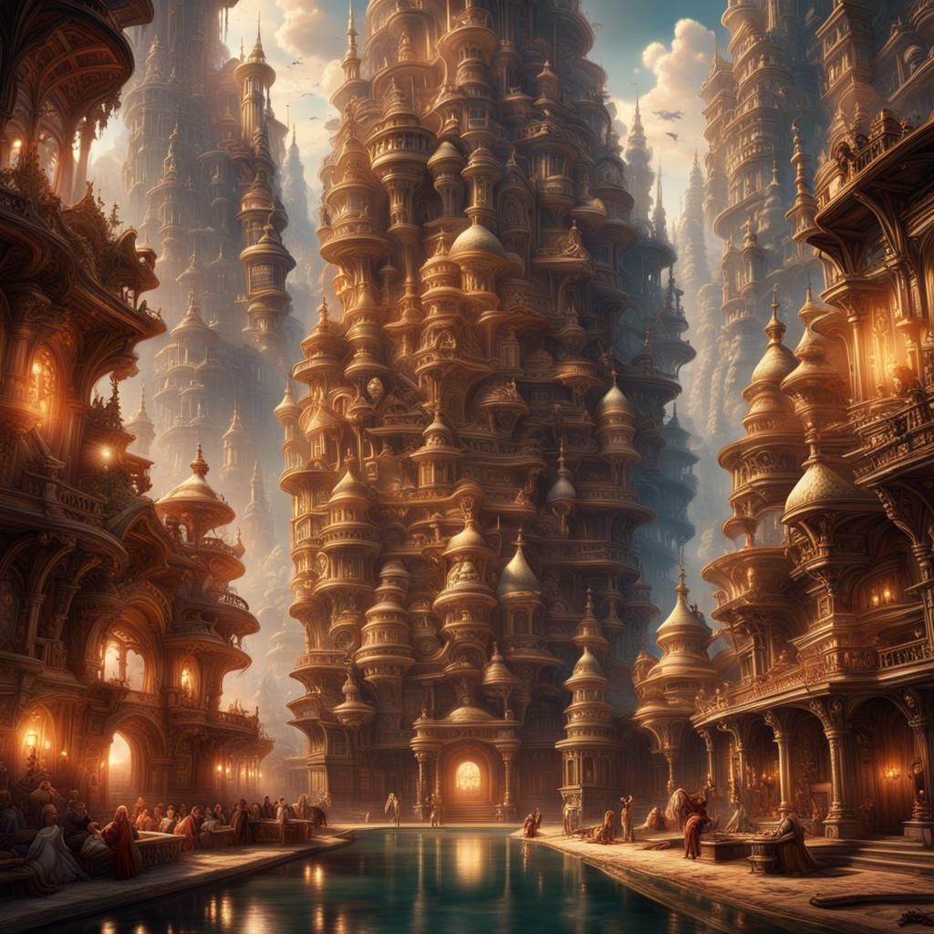 Epic World as Home: Digital Matte Painting