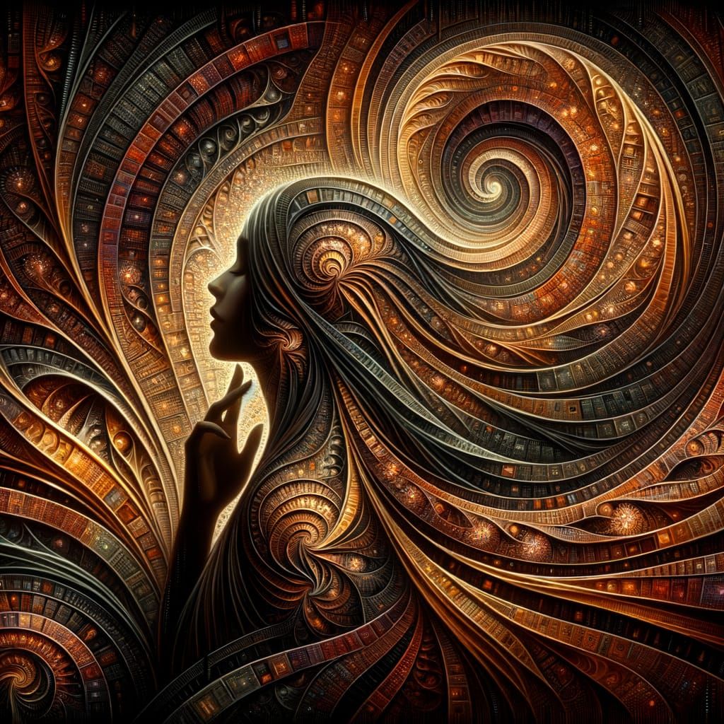 She Weaves Secrets Sierpinski Sponge