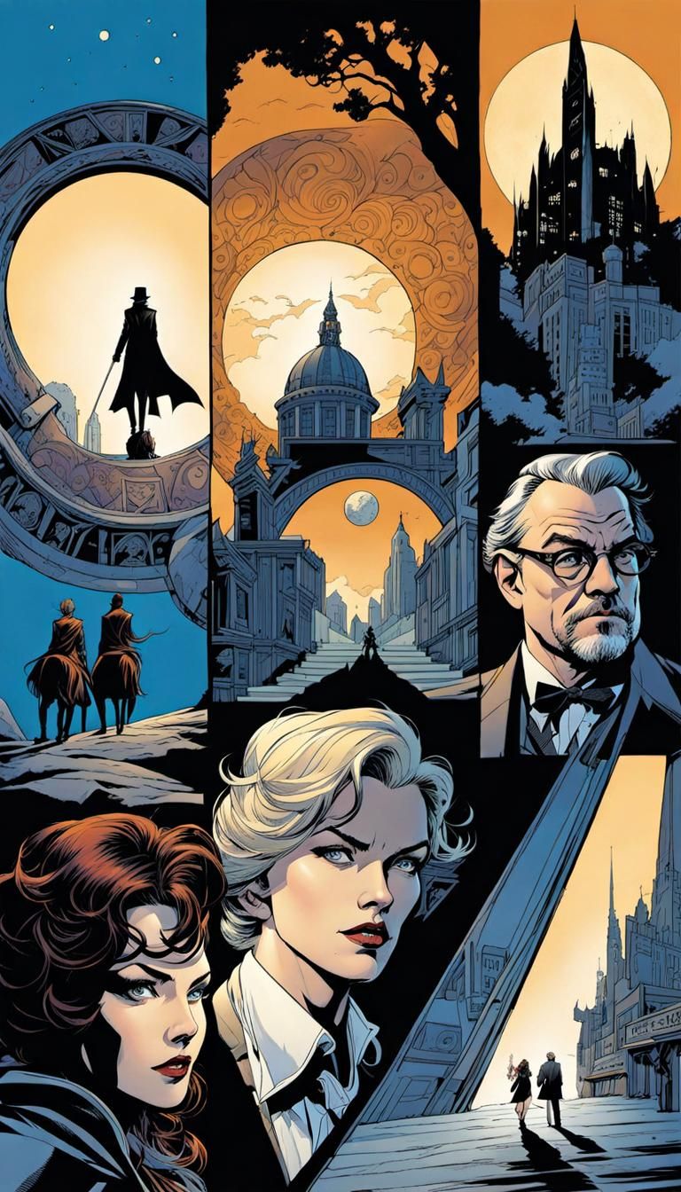 Comic Book Pages of Omnivyrsal Playhouse