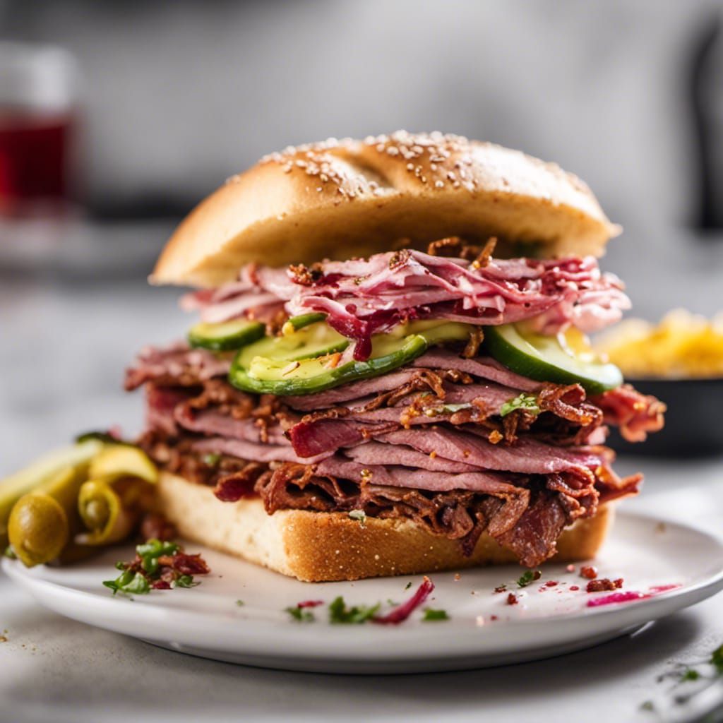 Delicious Pastrami Sandwich