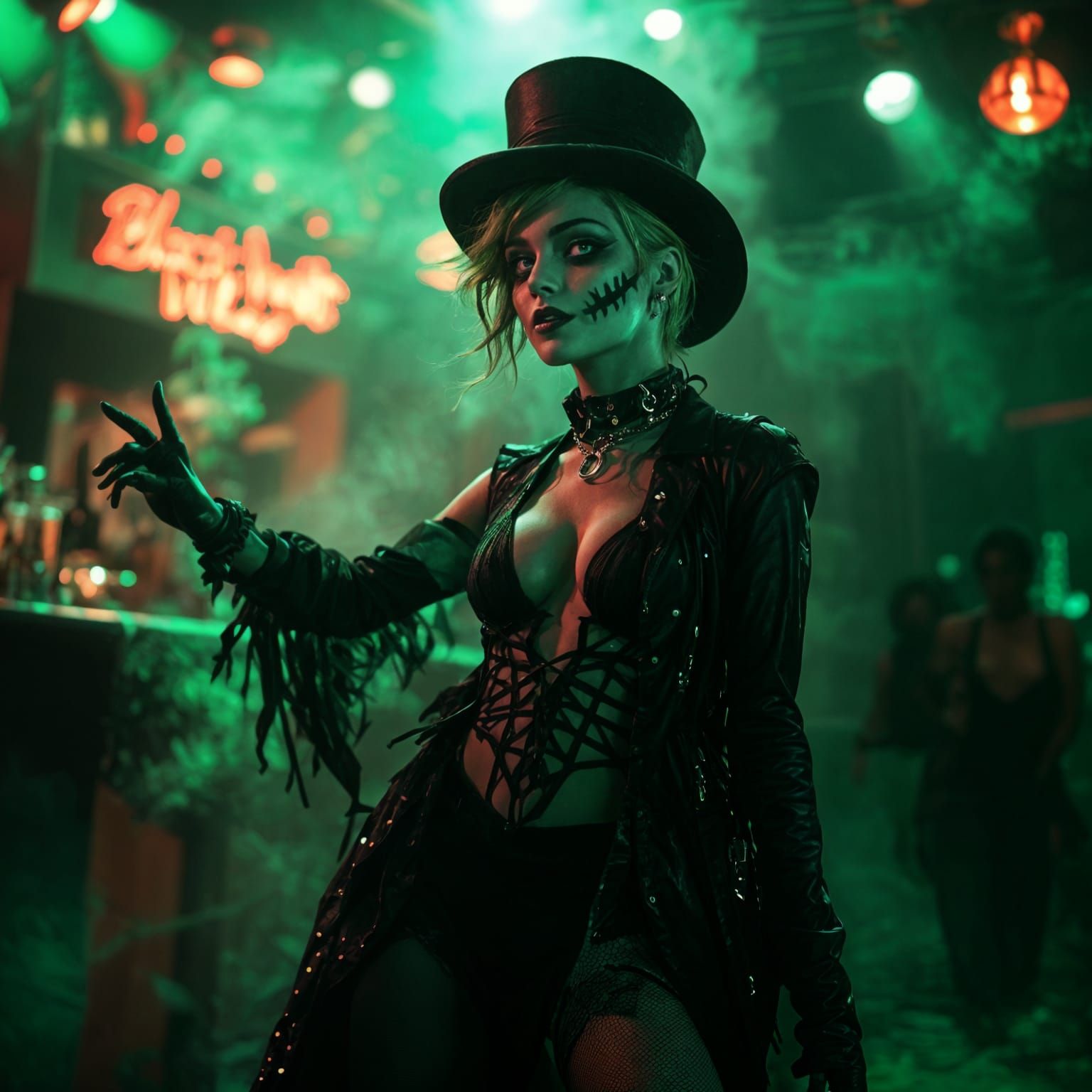 Hyper-Realistic Punk Barbie Dancing at Black Velvet Nightclu...