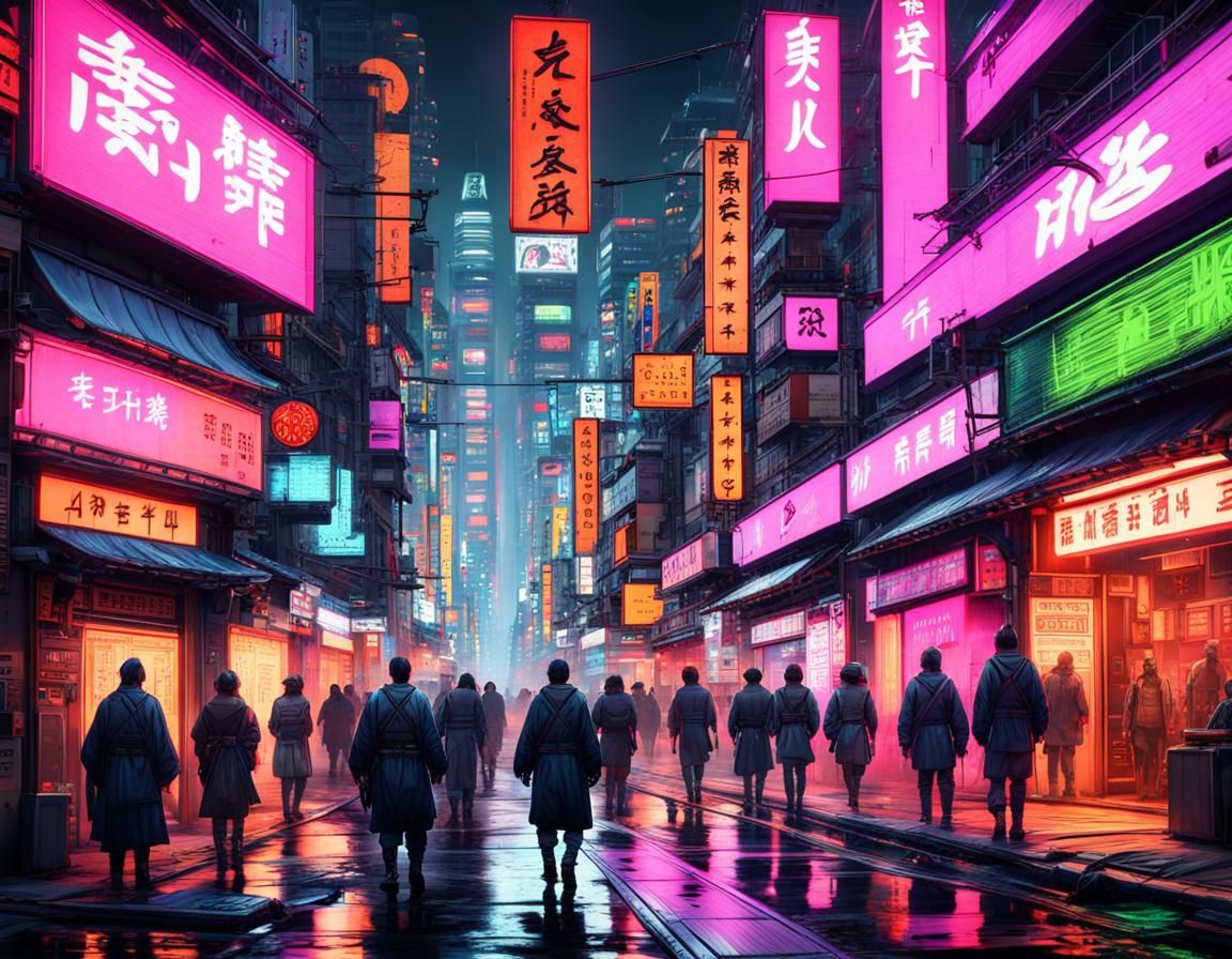 Neo-Feudal Japanese Sci-Fi Cityscape in Unreal Engine