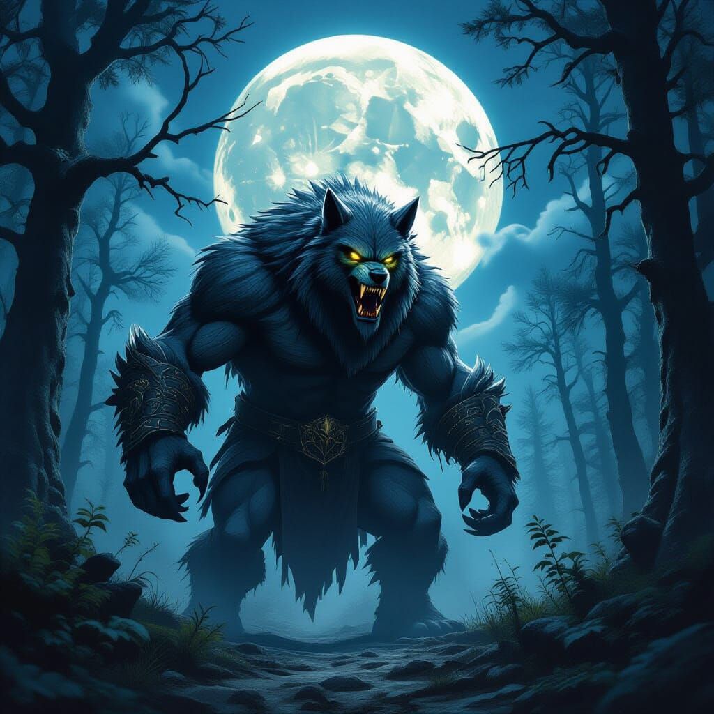 Werewolf Guardian of Moloch's Temple