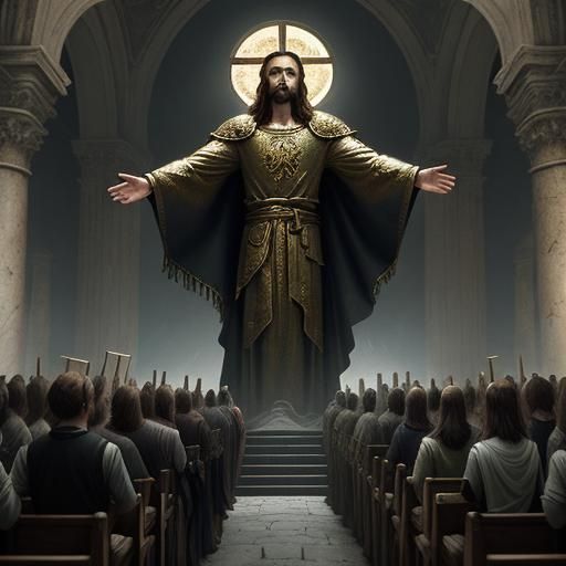 Christ's Resurrection: A Cinematic Digital Painting