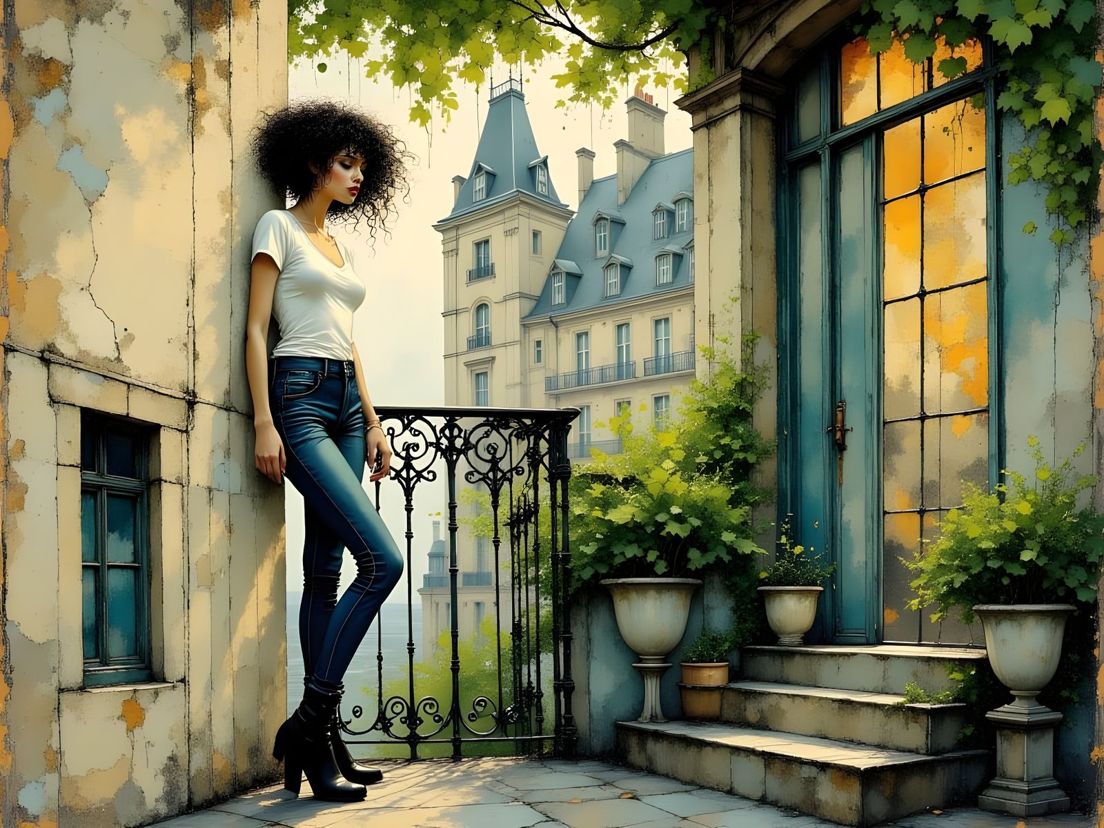Parisian Balcony