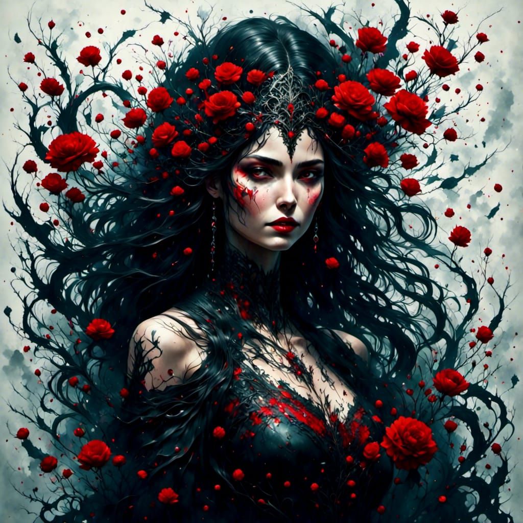 Verspertine 
<lora:Red:0.7>
<lora:Turning-RED:1.0>
<lora:Raw...