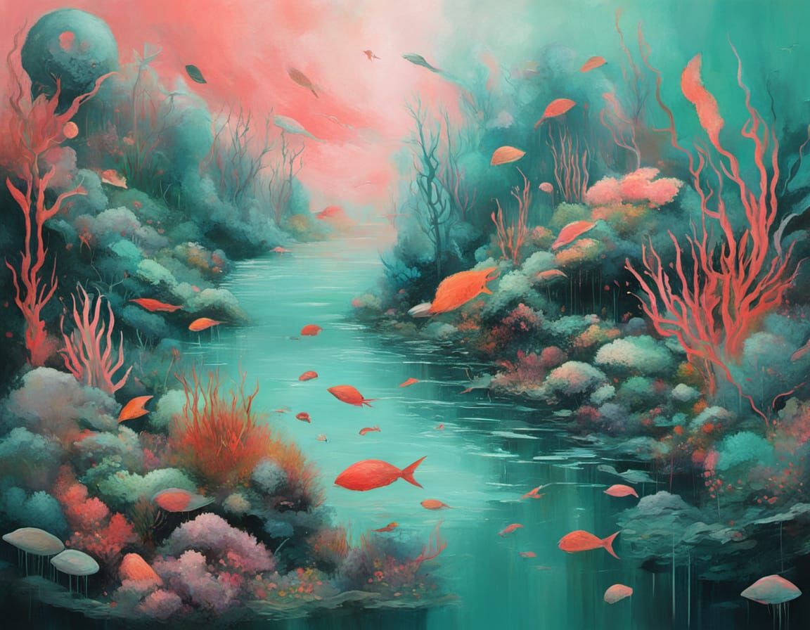 Surreal Sea Nymphs in Coral Reef Cabaret Cruise