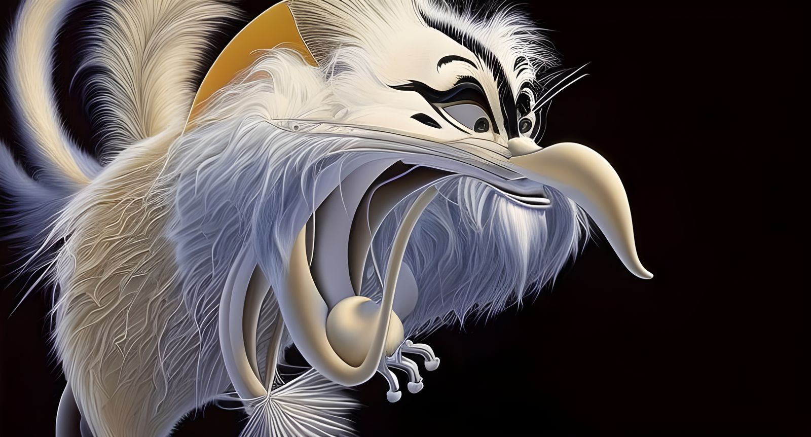 Abstract Art with Magical Particles and Light Dust