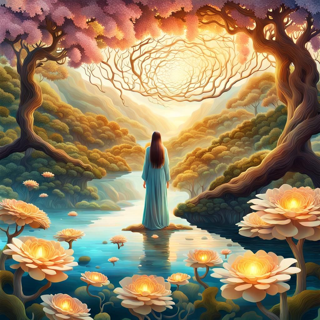 Stunning Digital Artwork Capturing Bio Art of Personal Growt...