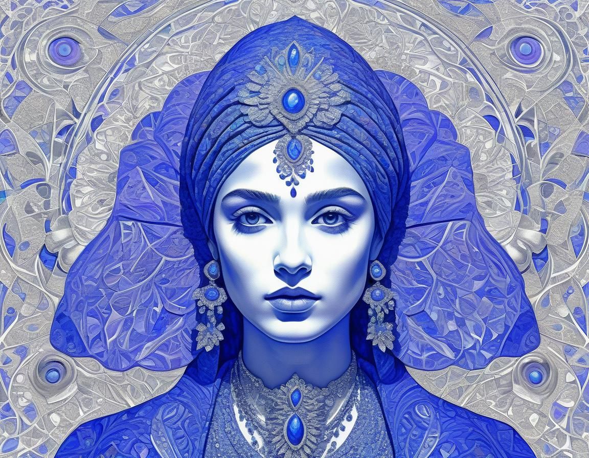 Ethereal Fudge Tome: A Magical Abstract Masterpiece