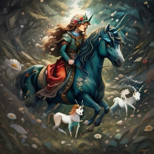 Steampunk Couple Stroll Through Forest