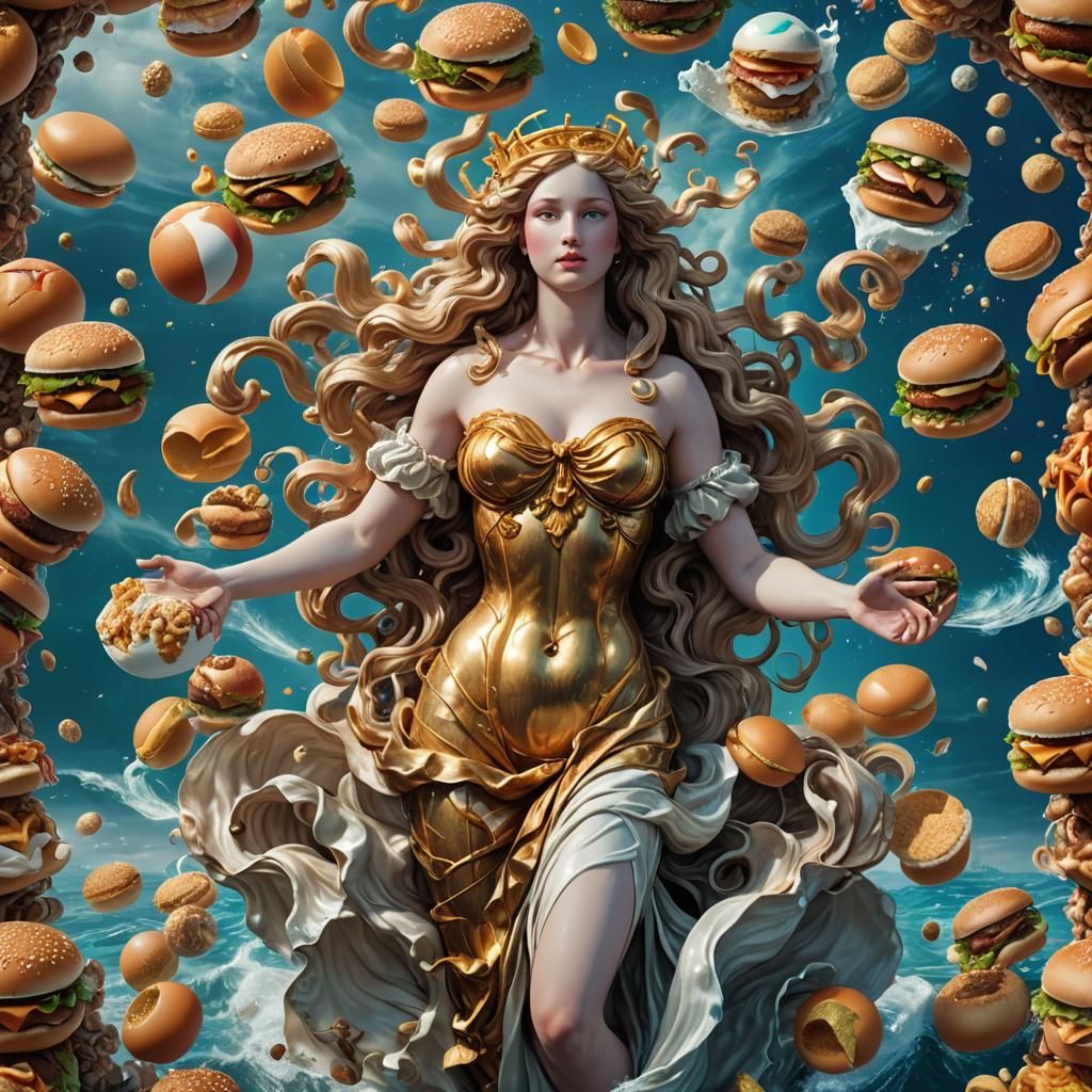 Birth of Venus From a Big Mac Container