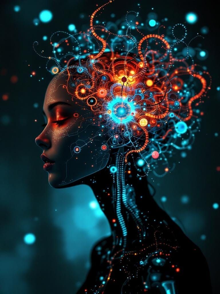 Automatron Audrey's Wirish Whirlington Hair Mirrored in Crazy Lace Agate Whirlingtons & Gray's