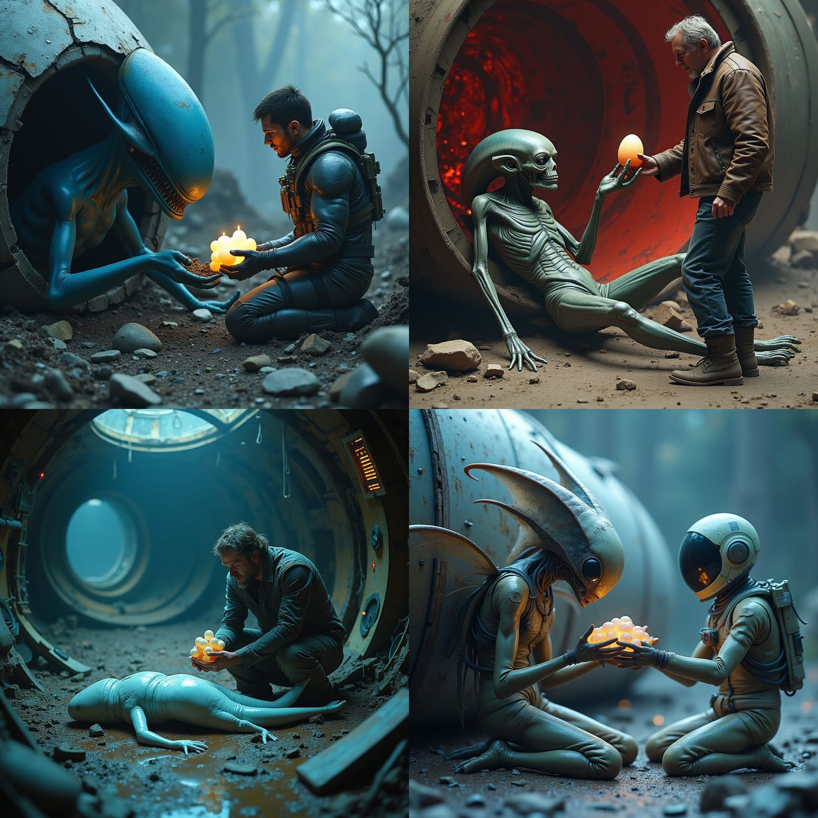 Dying Alien's Gift: Hope in a Crashed Ship