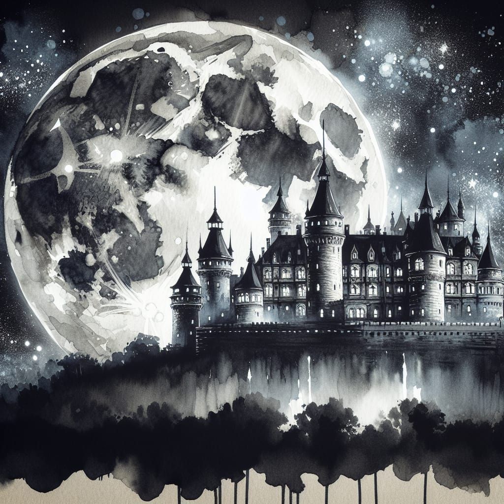 Moonlit Majesty: The Enchanted Castle