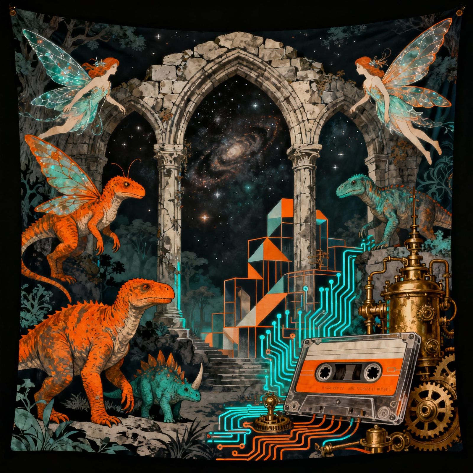 Maximalist Neo-Primitivism Gothic Cosmic Vista