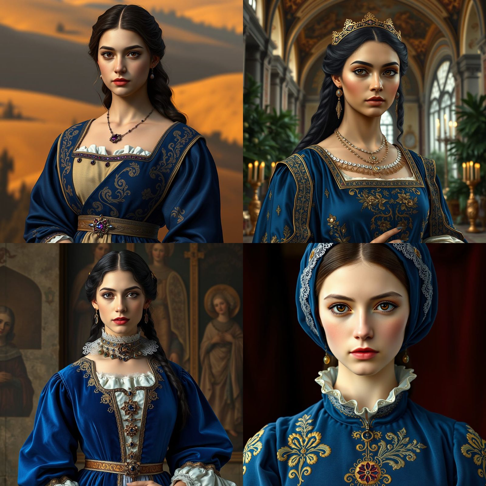 Renaissance Noble Woman in 15th Century Italy