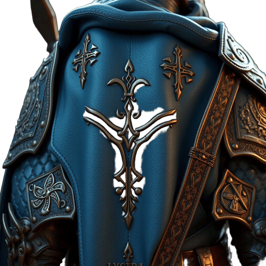 Runed Leather Armor: Detailed Matte Painting