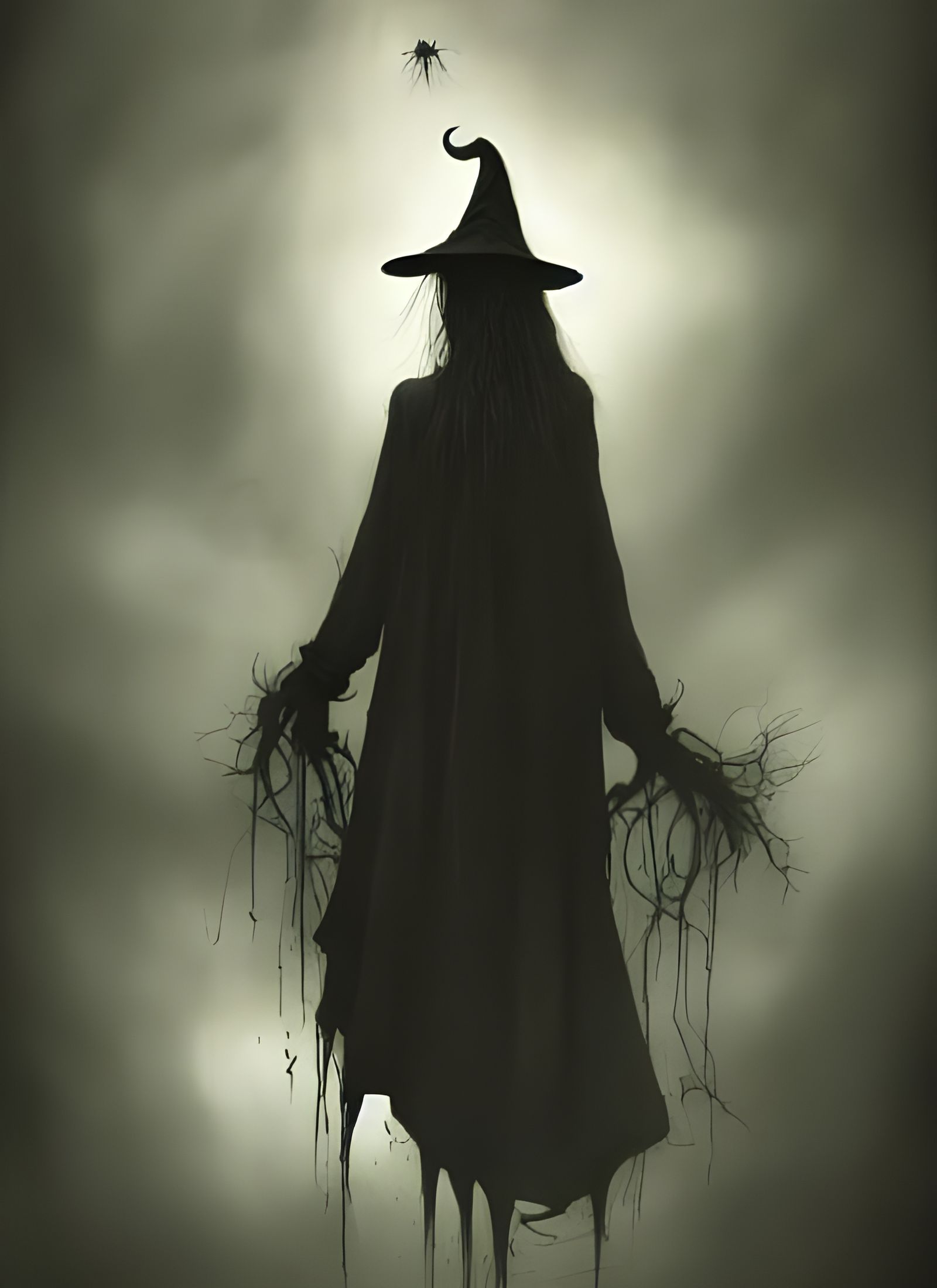 Stylized Witch Digital Illustration, Artstation Concept Art