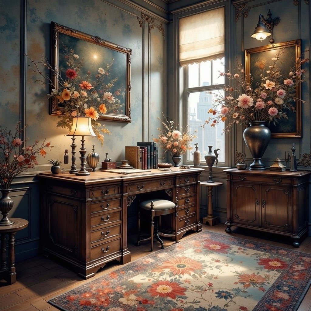 Vintage workroom