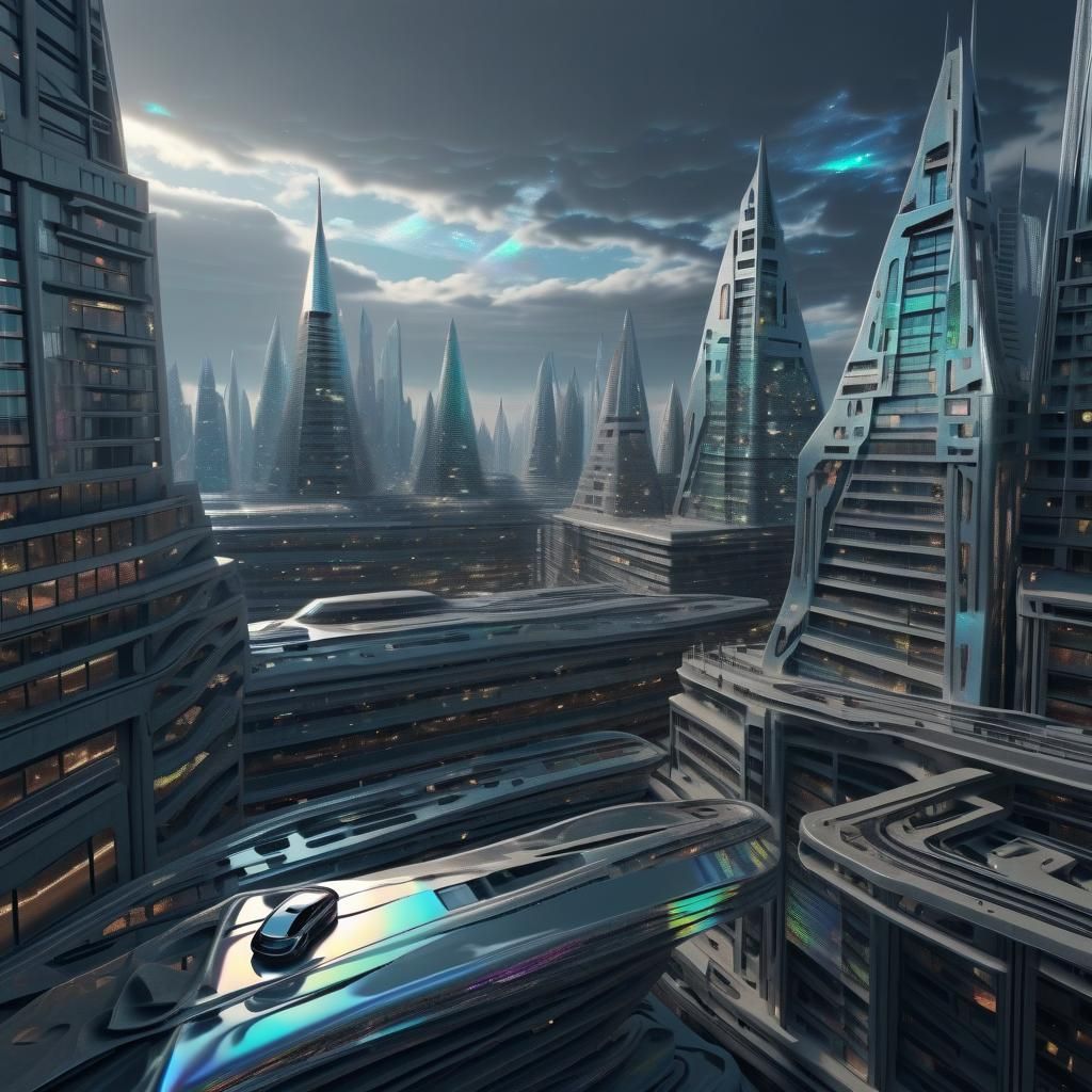 Holographic Chrome Effect