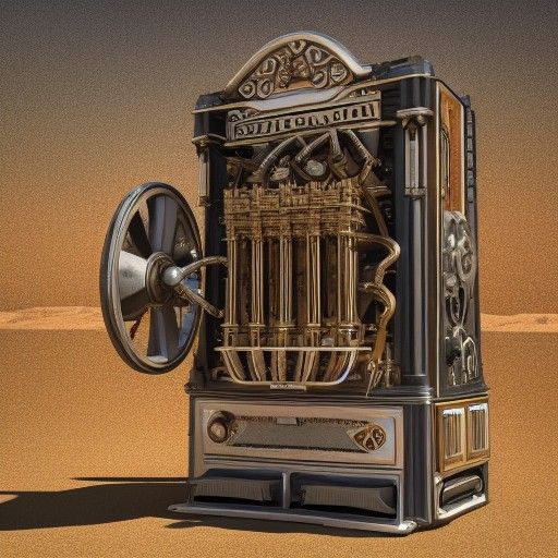 Ancient Maximalist Machine in Hyperreal 3D