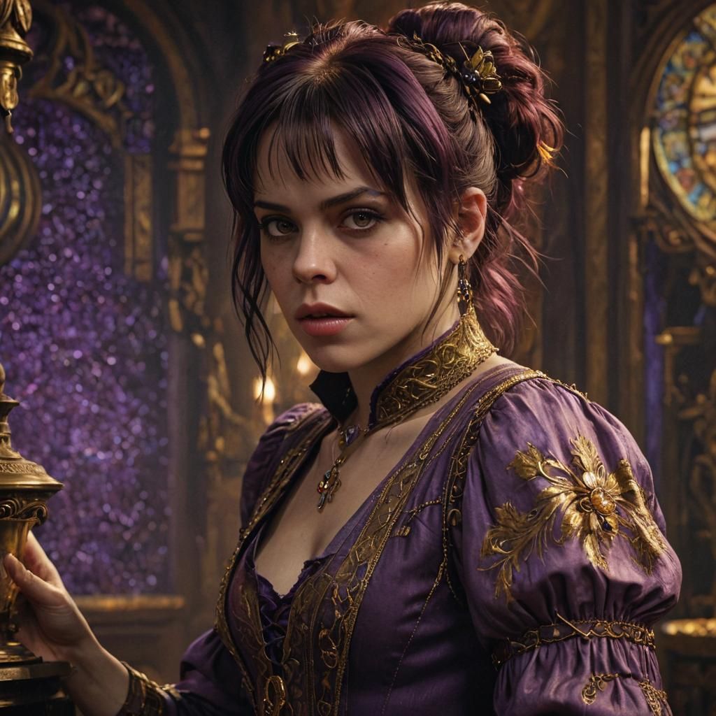Fairuza Balk as Nancy Downs in Dark Fantasy Style