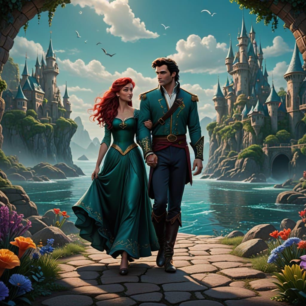 Ariel and Prince Eric