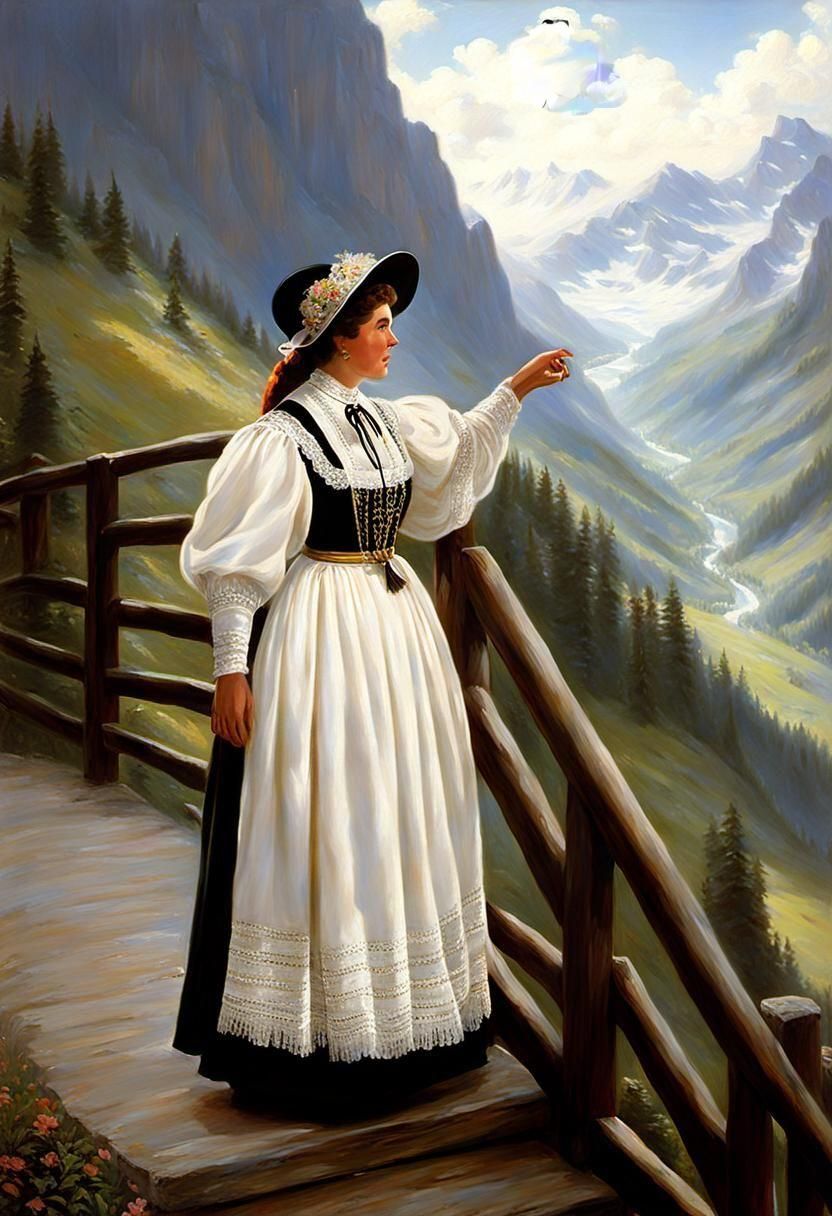 Heavenly Cloud in Oil Painting Style