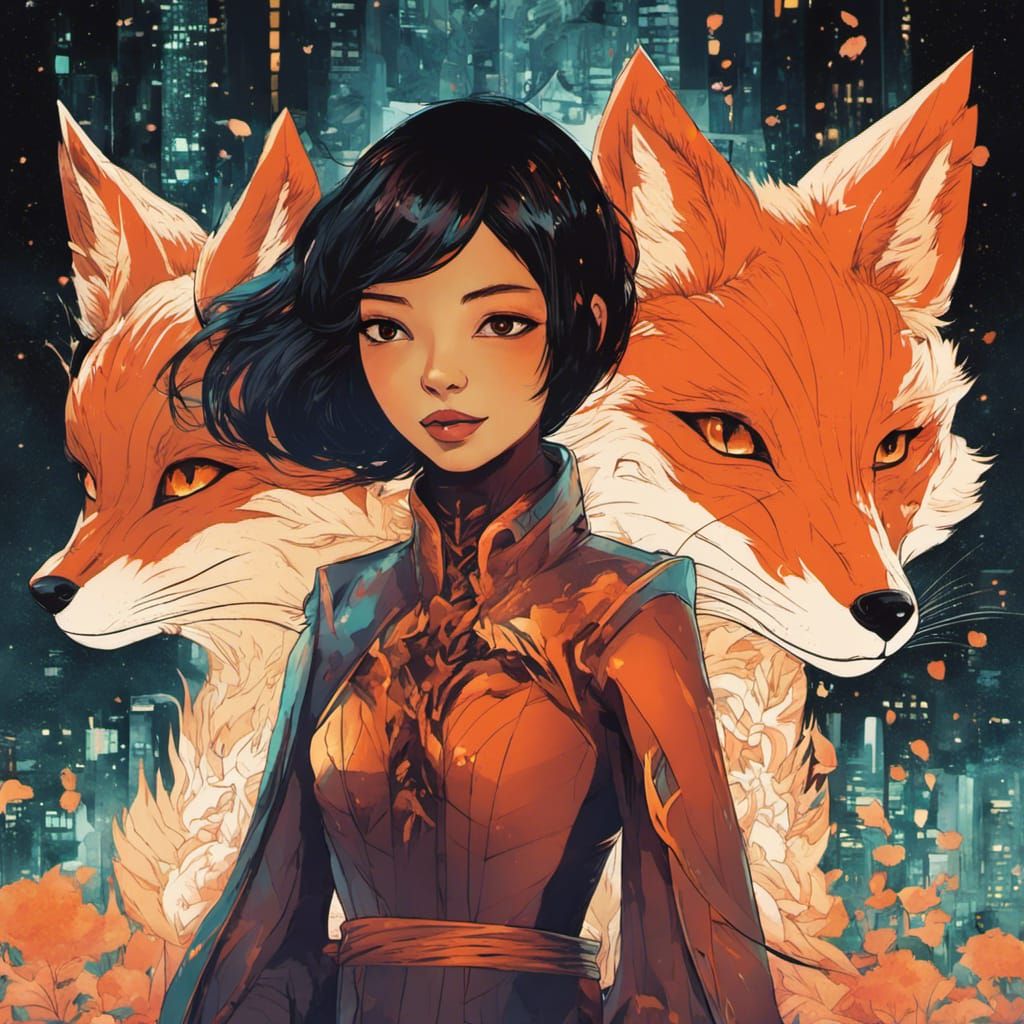 Fox Girl Transformation: A Detailed Portrait