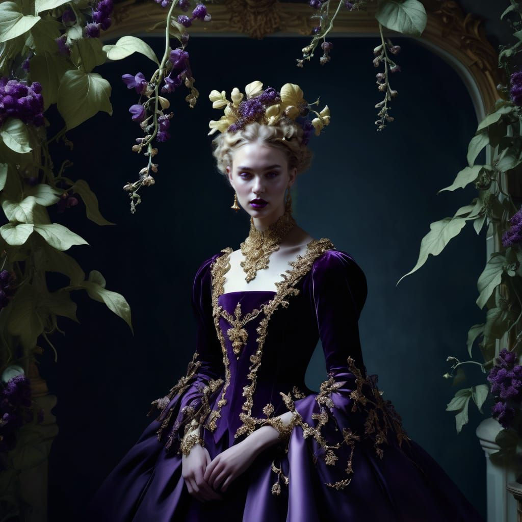 "Botanical Queen" – Atropa Belladonna (Deadly Nightshade)
💫...