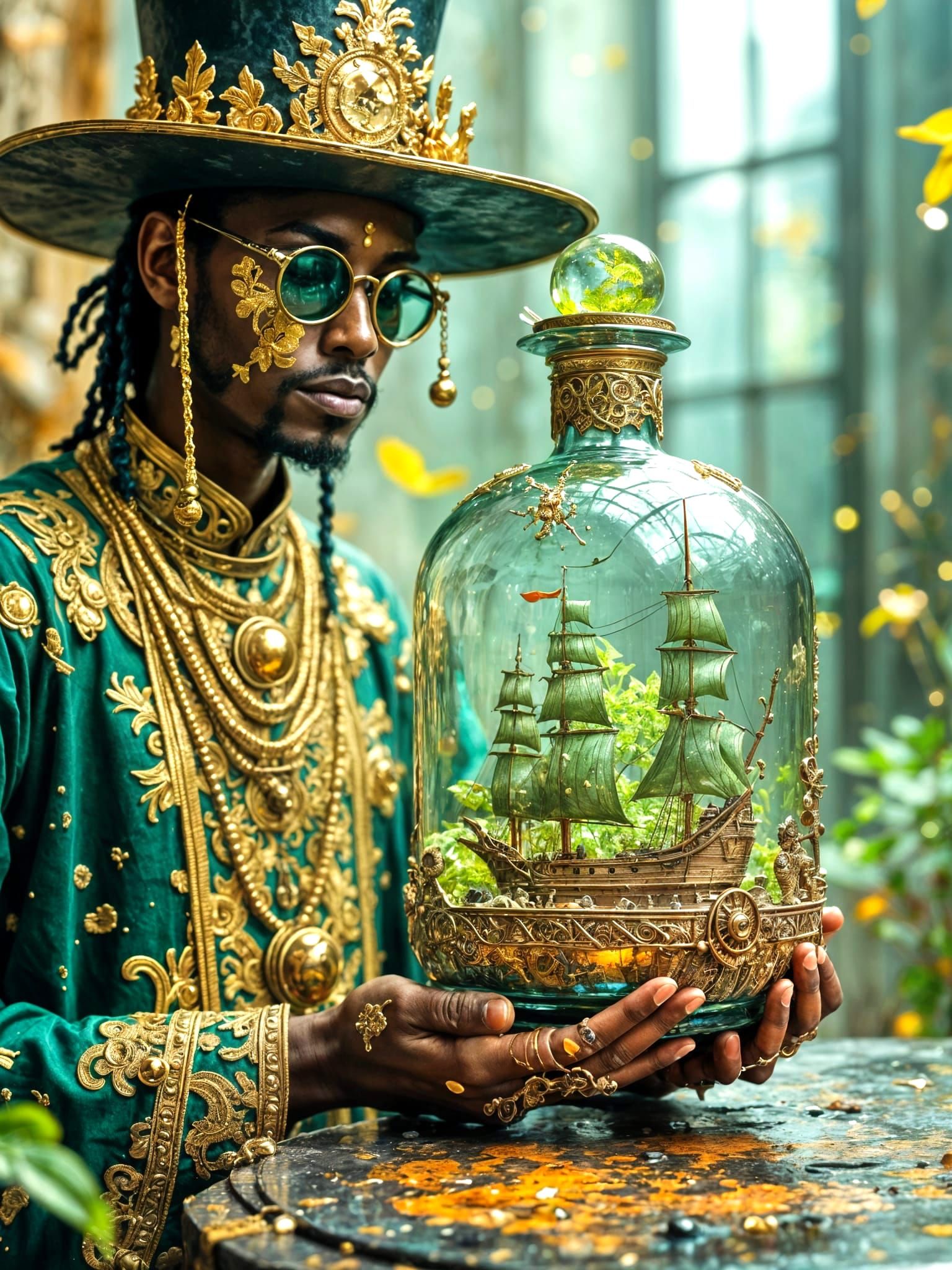 Nature’s Ship In a Bottle