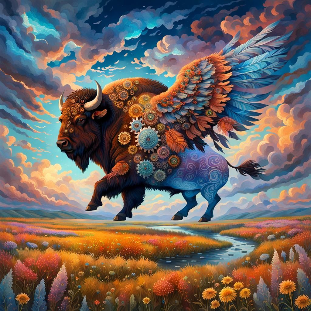 Winged Bison