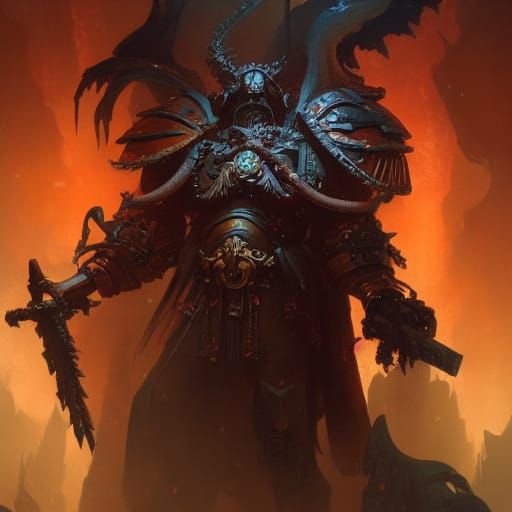 Dark Fantasy Warhammer Concept Art in 8k Resolution