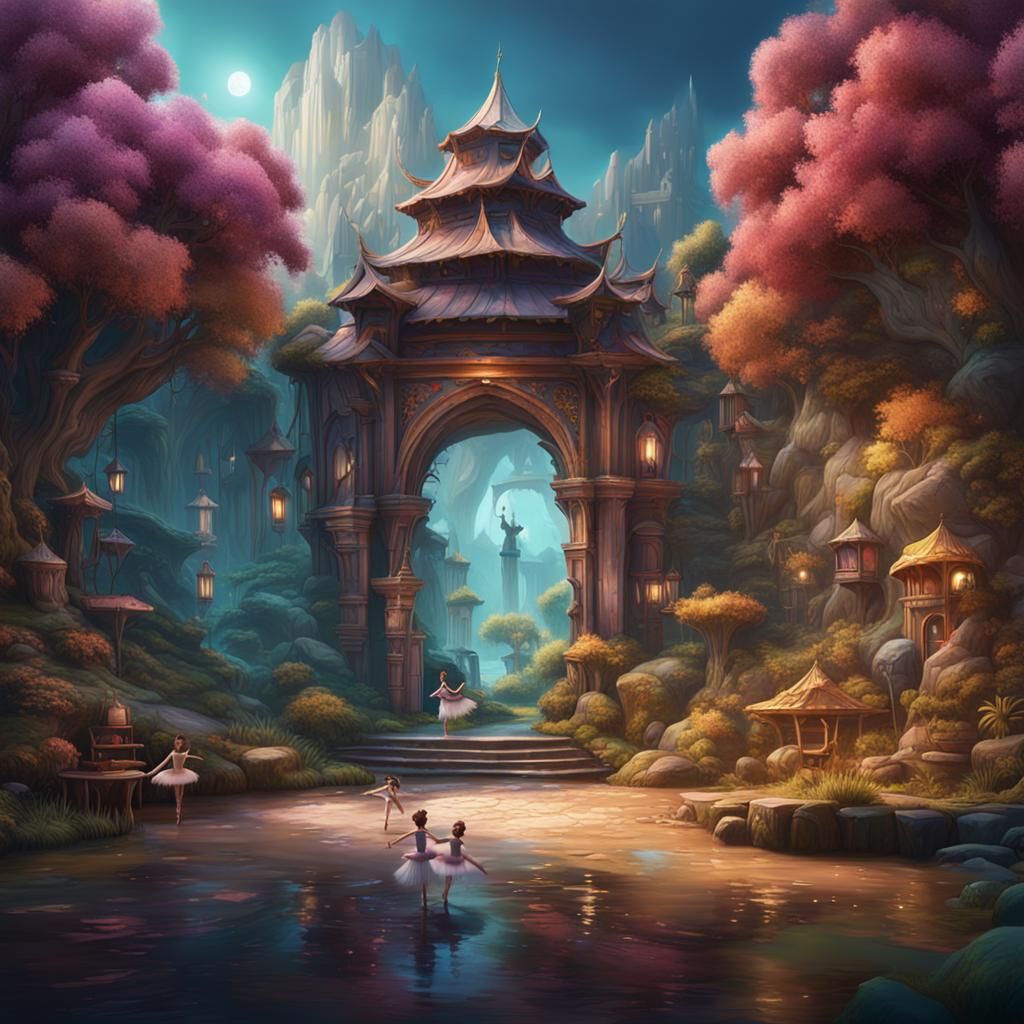 Ballet Camp for Kids: Fantastical Matte Painting