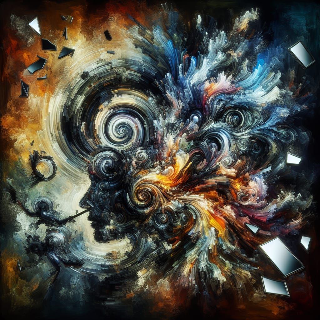 Abstract Art: Dysphoria-Induced Psychosis