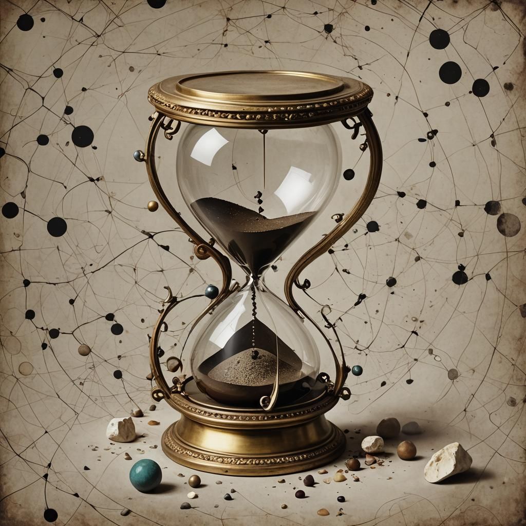Hourglass of Eternity: Capturing the Essence of Time