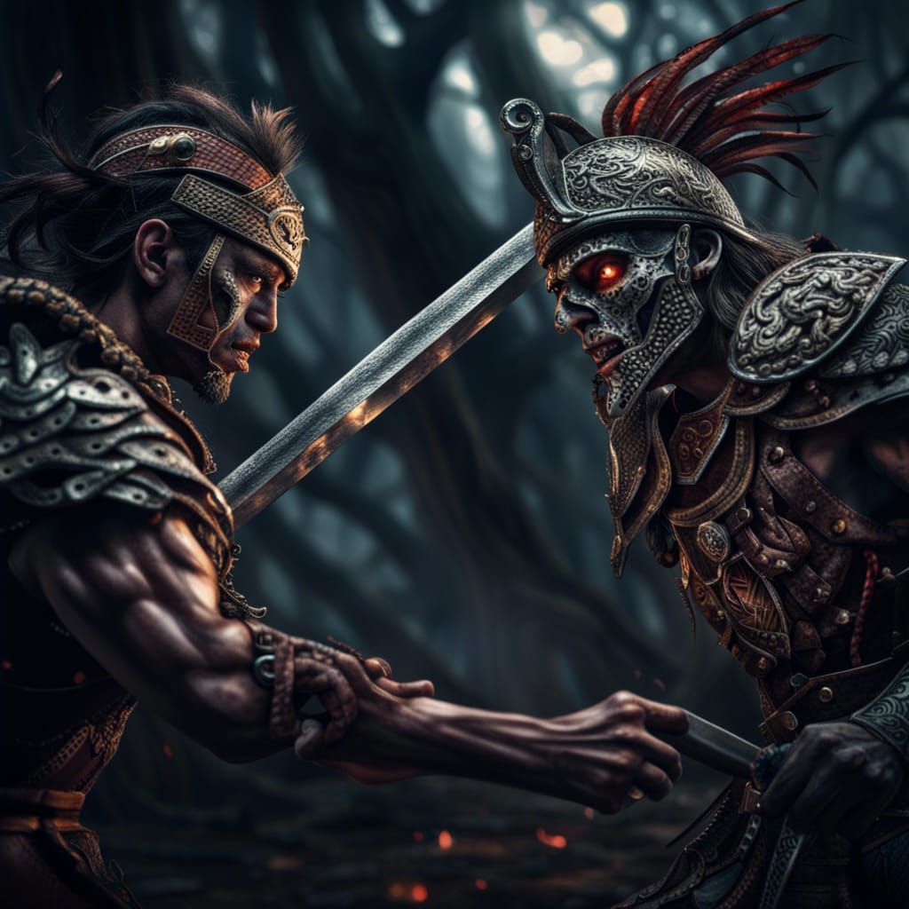 Mythical Warrior Betrayed by Undead Ally