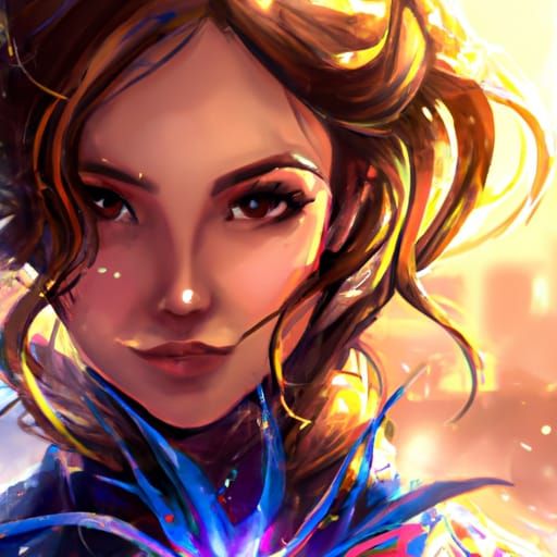 Hyperdetailed Portrait in Dynamic Lighting