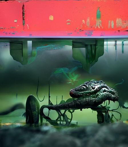 Feraligator Pokemon in Hyperdetailed Digital Art Style