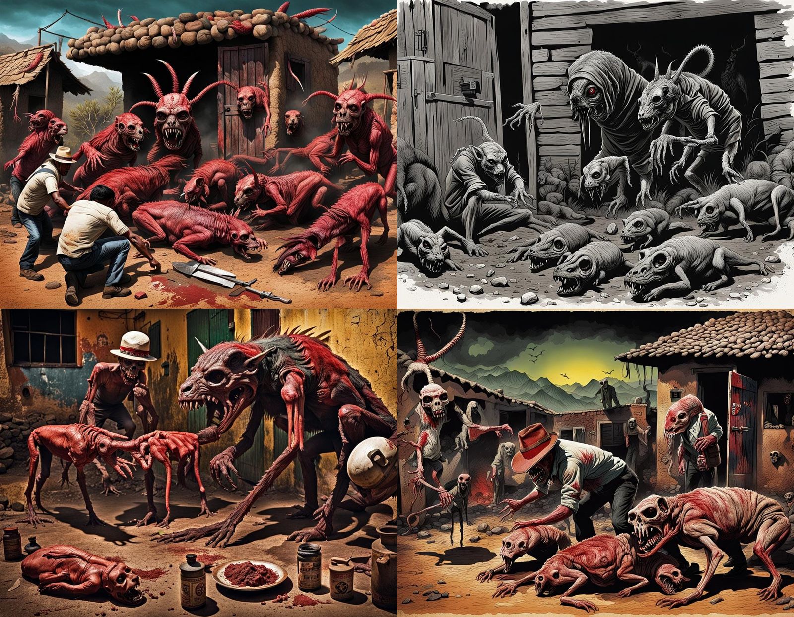 Chupacabra in Squalor: A Mexican Horror Scene