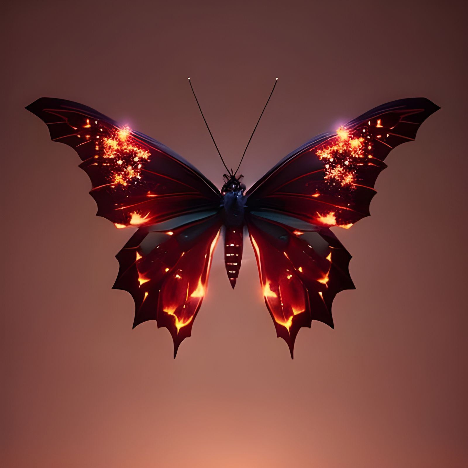 Illuminated Butterfly
