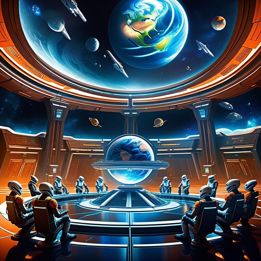 Epic Galactic Federation Council Meets with Alien Delegates...