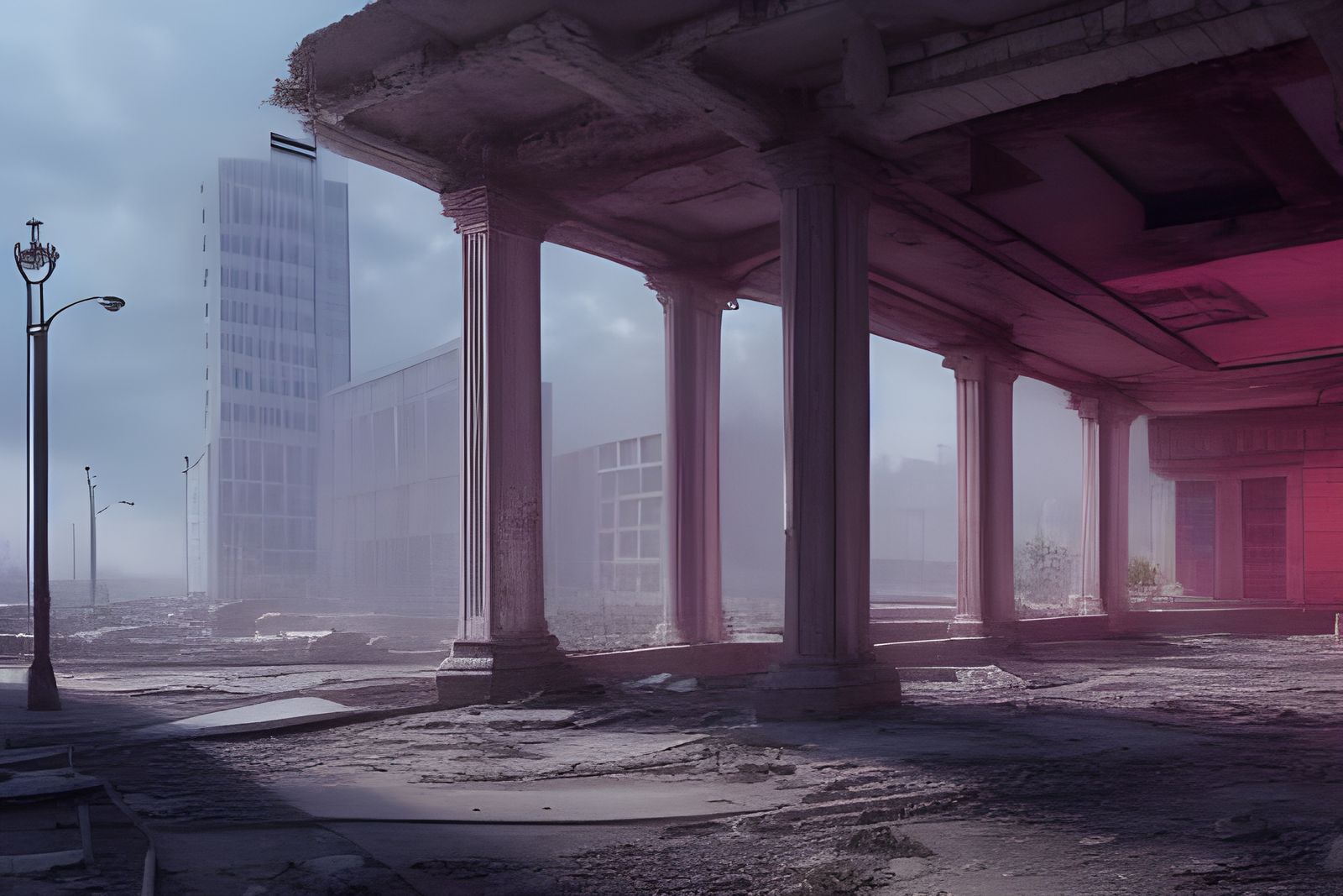 Post-Human Cityscape in Hyperrealistic Digital Art