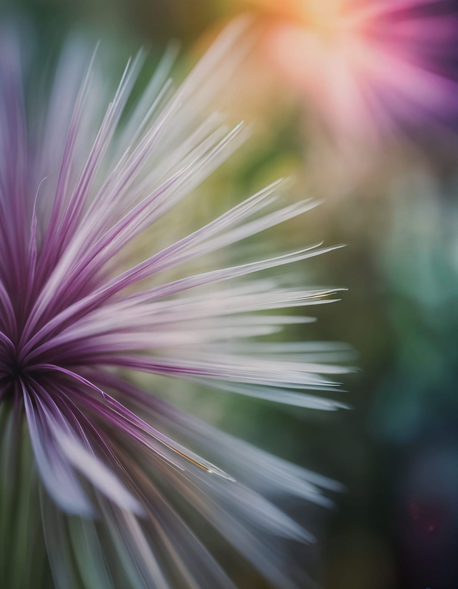 Dreamy Pastel Blur Macro Botanical Art