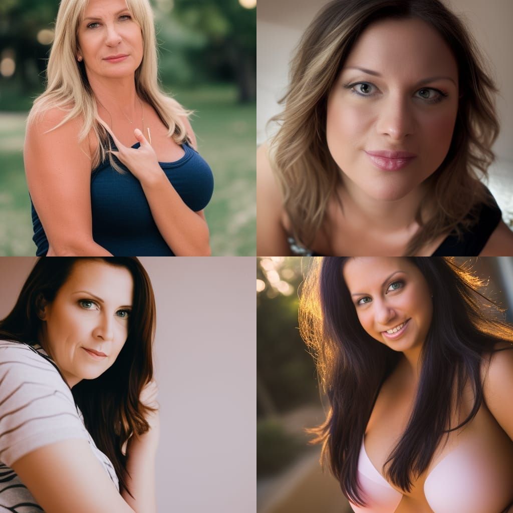 Portrait of a Mature Woman in Natural Light