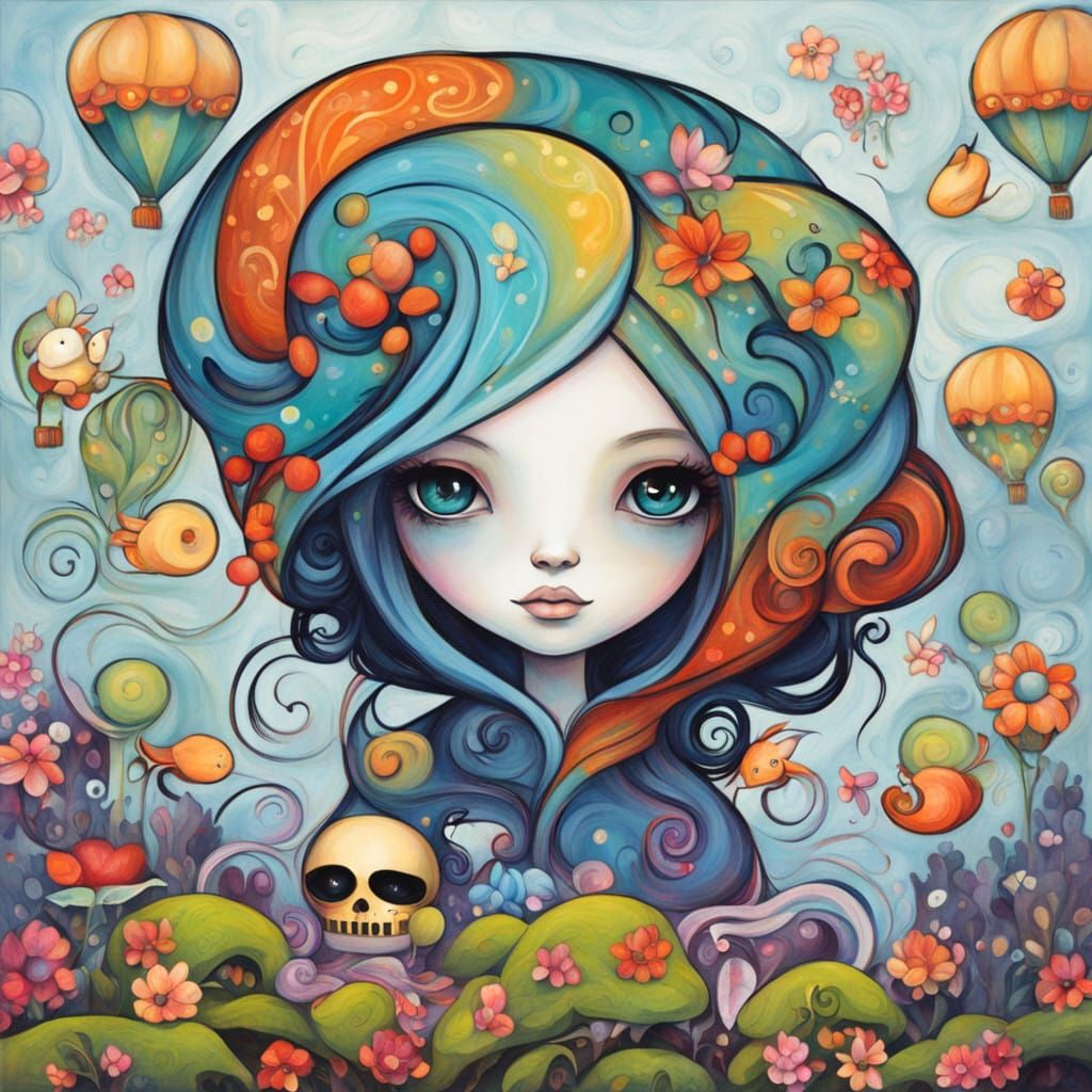 Dreamlike Portraits in Whimsical Fantasy Style