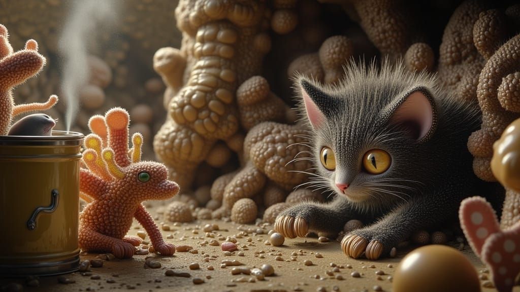 Humorous Cat Rampage Through The House